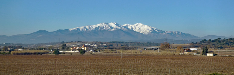 Mt Canigou in the Pyrenees