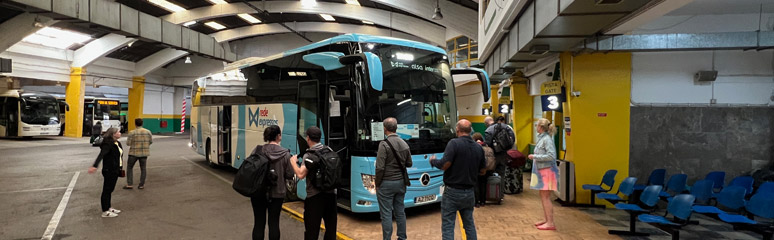 Also bus at Faro Eva bus station