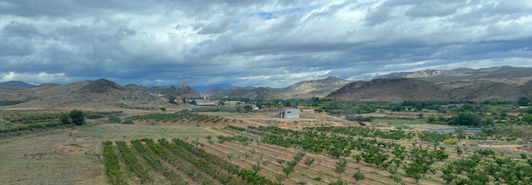 Scenery between Barcelona & Madrid