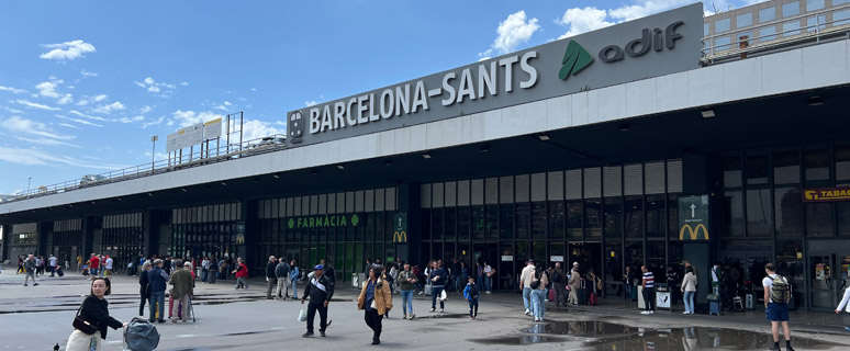 Barcelona Sants exterior