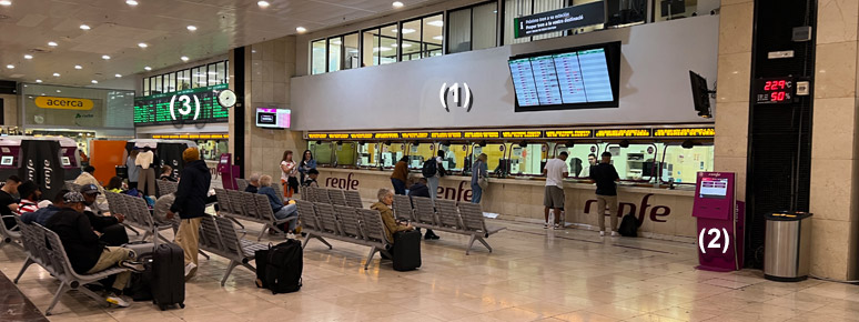 Barcelona Sants ticket office