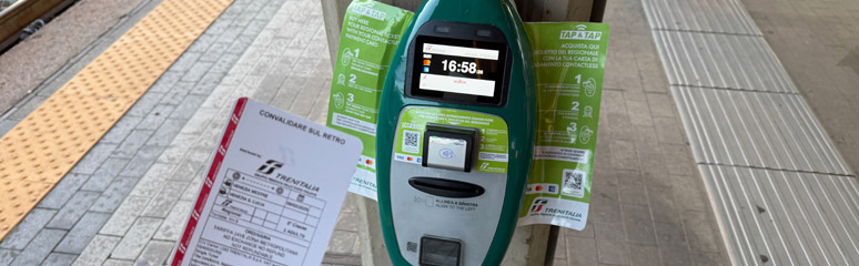 Trenitalia ticket validator