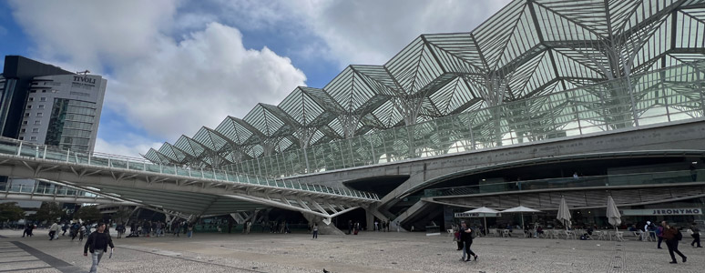 Lisbon Oriente station exterior