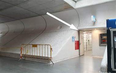 Luggage lockers at Lisbon Oriente