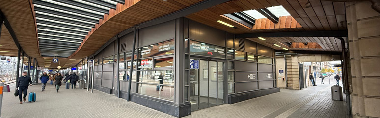 Left luggage office at Luxembourg station