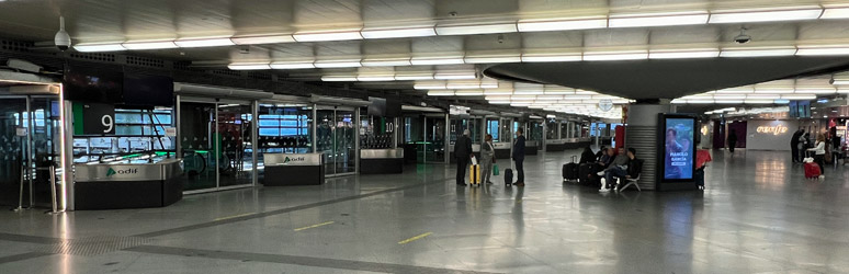 Madrid Atocha 1st floor departures area