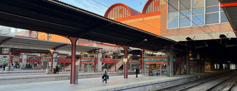 Platforms at Madrid Chamartin