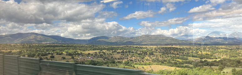 Scenery between Madrid & Vigo, not far from Madrid