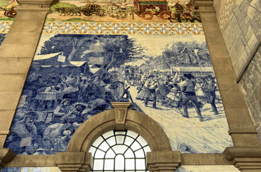 Tiles at Porto Sao Bento station