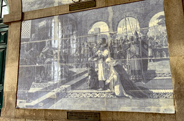 More tiles at Porto Sao Bento station