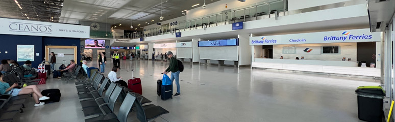 Portsmouth International Ferry Port interior