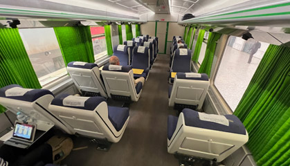 1st class on a Portuguese Intercity train