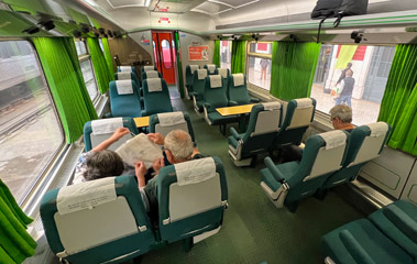 2nd class on a Portuguese Intercity train