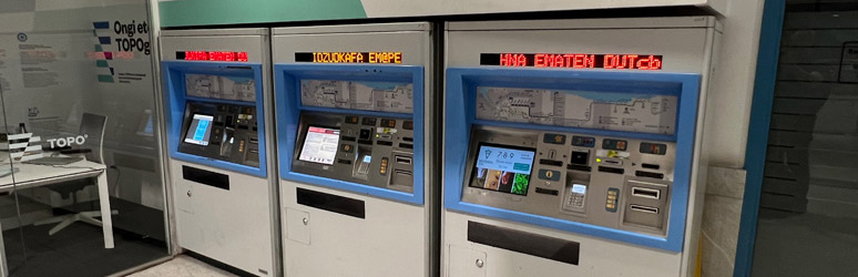 San Sebastian Amara ticket machines