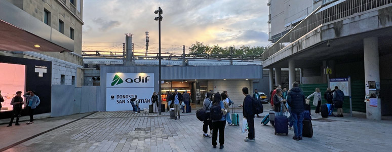 San Sebastian Renfe station entrance