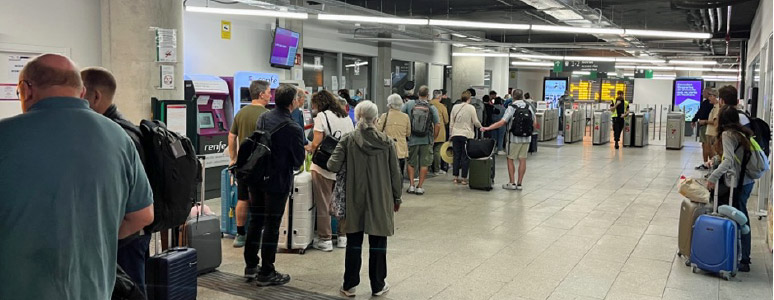 San Sebastian Renfe station interior