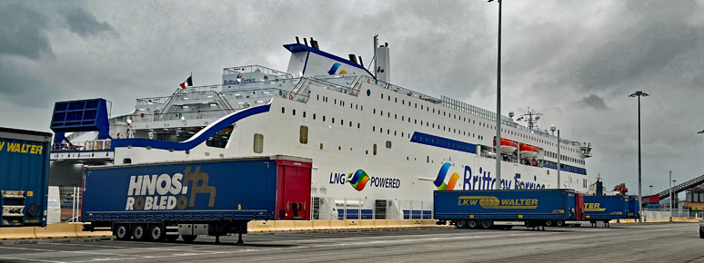 Brittany Ferries' Santona at Santander