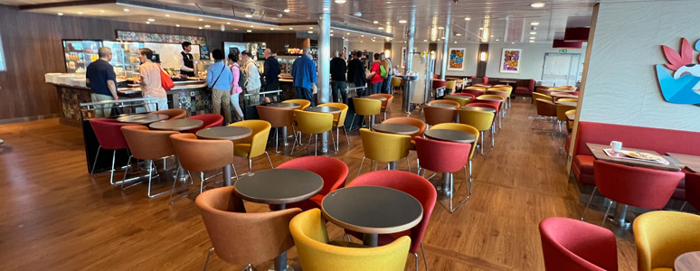 C-Club lounge on the ferry to Spain