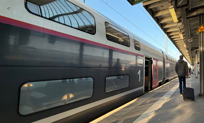 A TGV Duplex at Paris Est.