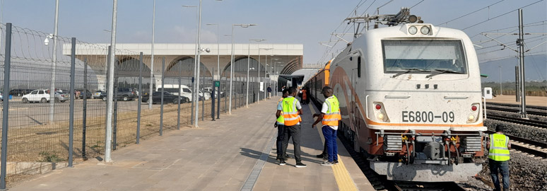 New train at Morogoro station