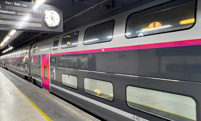 TGV Duplex at Barcelona Sants