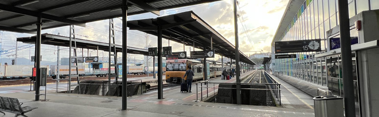 Celta regional express to Porto at Vigo Guixar station